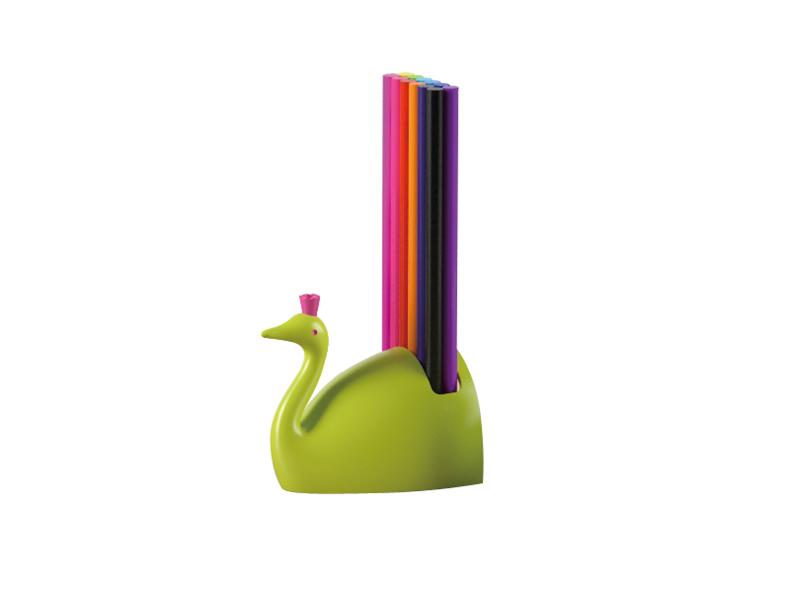 Swan pen holder