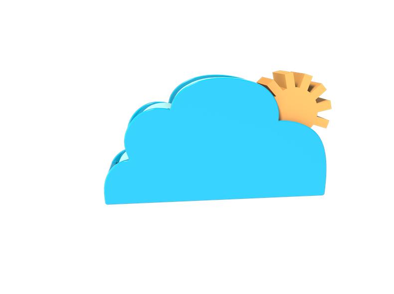 Cloud memo holder