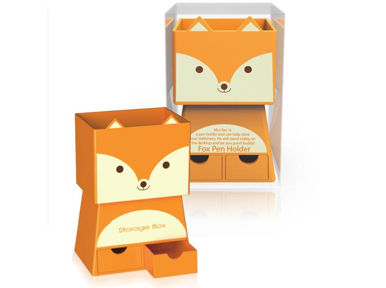 Fox Pen Holder